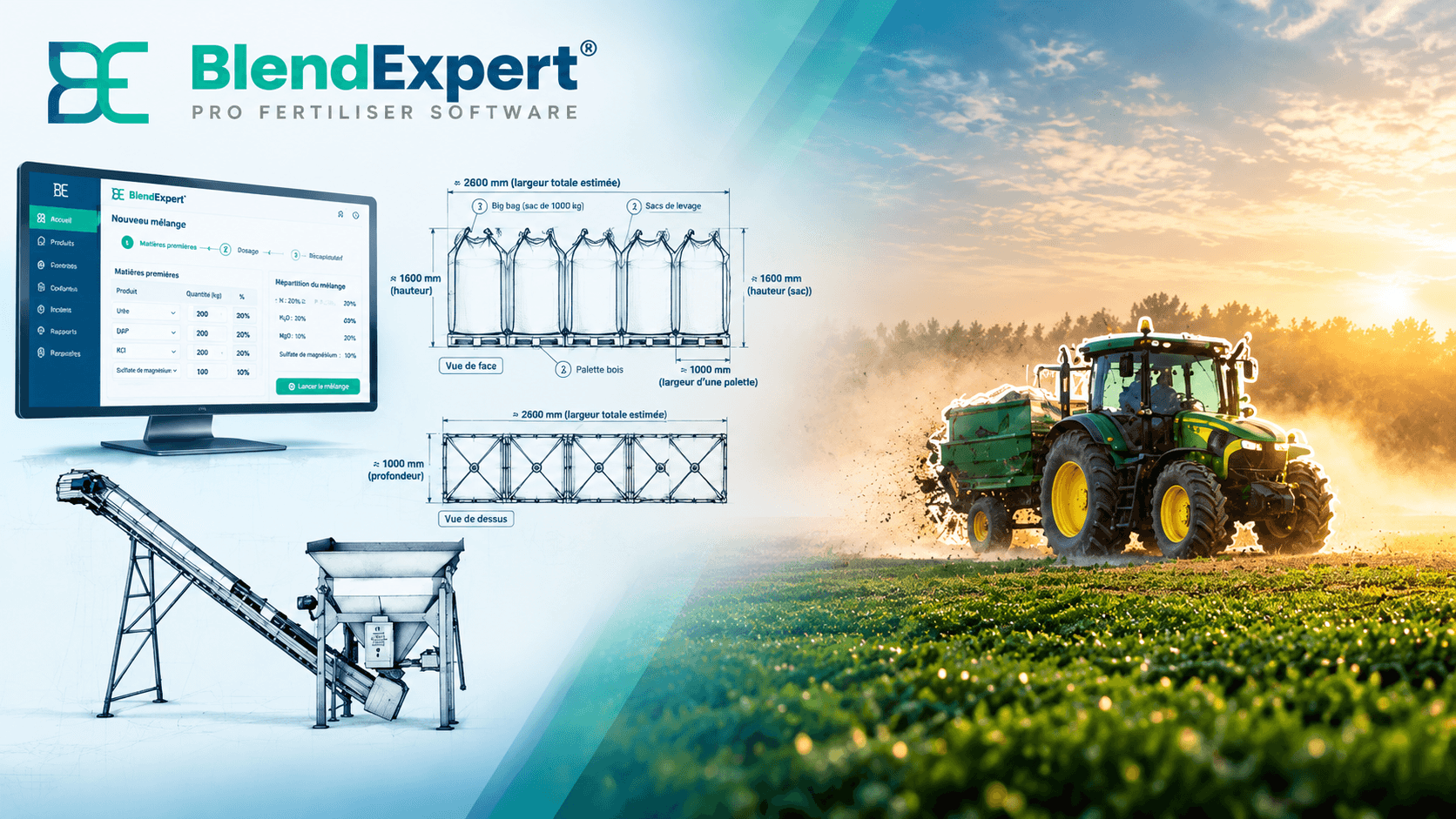 Logiciel de formulation de fertilisants — BlendExpert